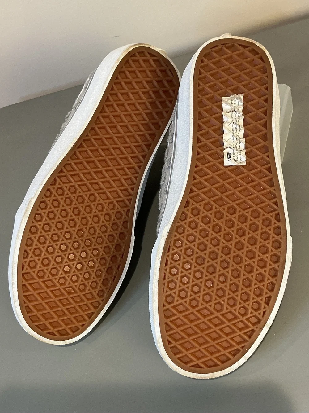 Vans Ward Deluxe Chenille grey Women’s size 10